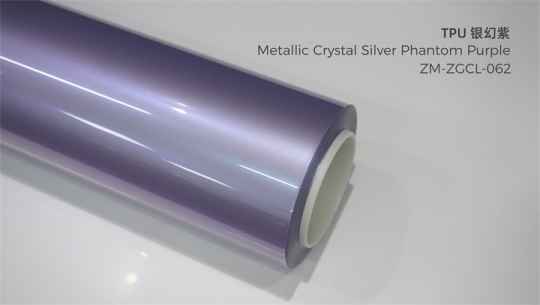 METALLIC CRYSTAL SILVER PHANTOM PURPULE